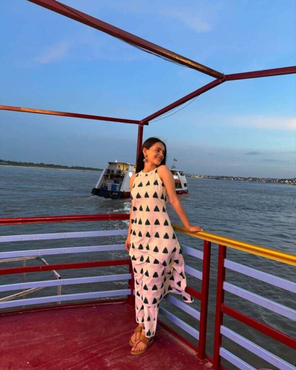 Effortless Beauty ? Women's Floral Cotton Dress with Printex (M) - Image 4